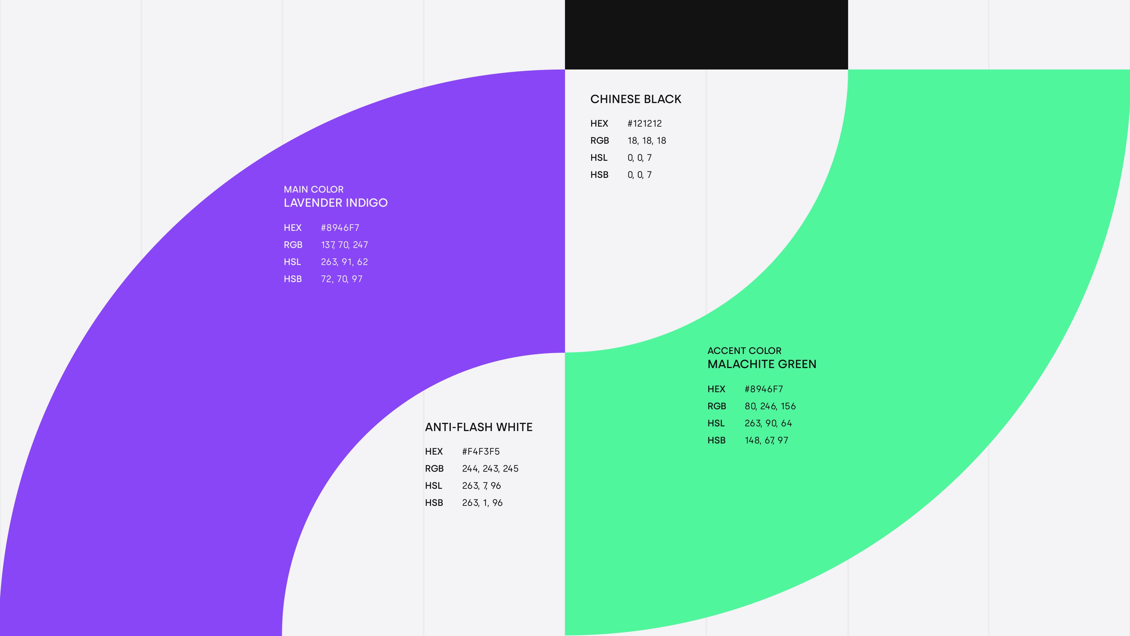 Colors of the brand